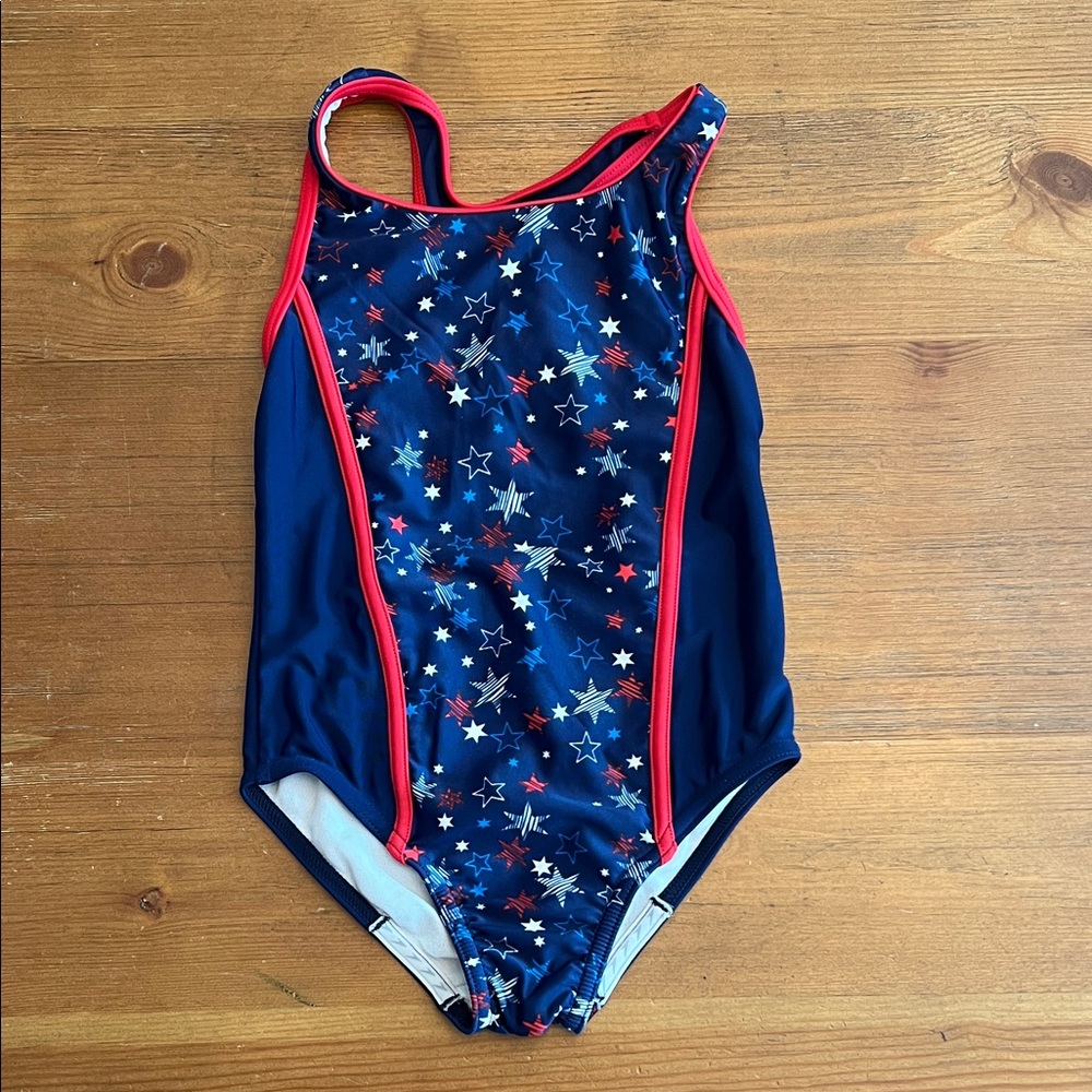 Speedo Kids Starry Navy Swimsuit